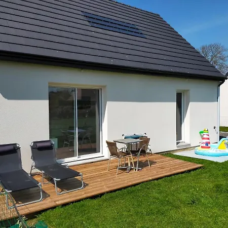 Maison Individuelle Neuve Plein Pied Avec Terrasse Et Jardin Clos 15 Minutes A Pied De La Arrive A Partir De 15h30 בית נופש Quiberville